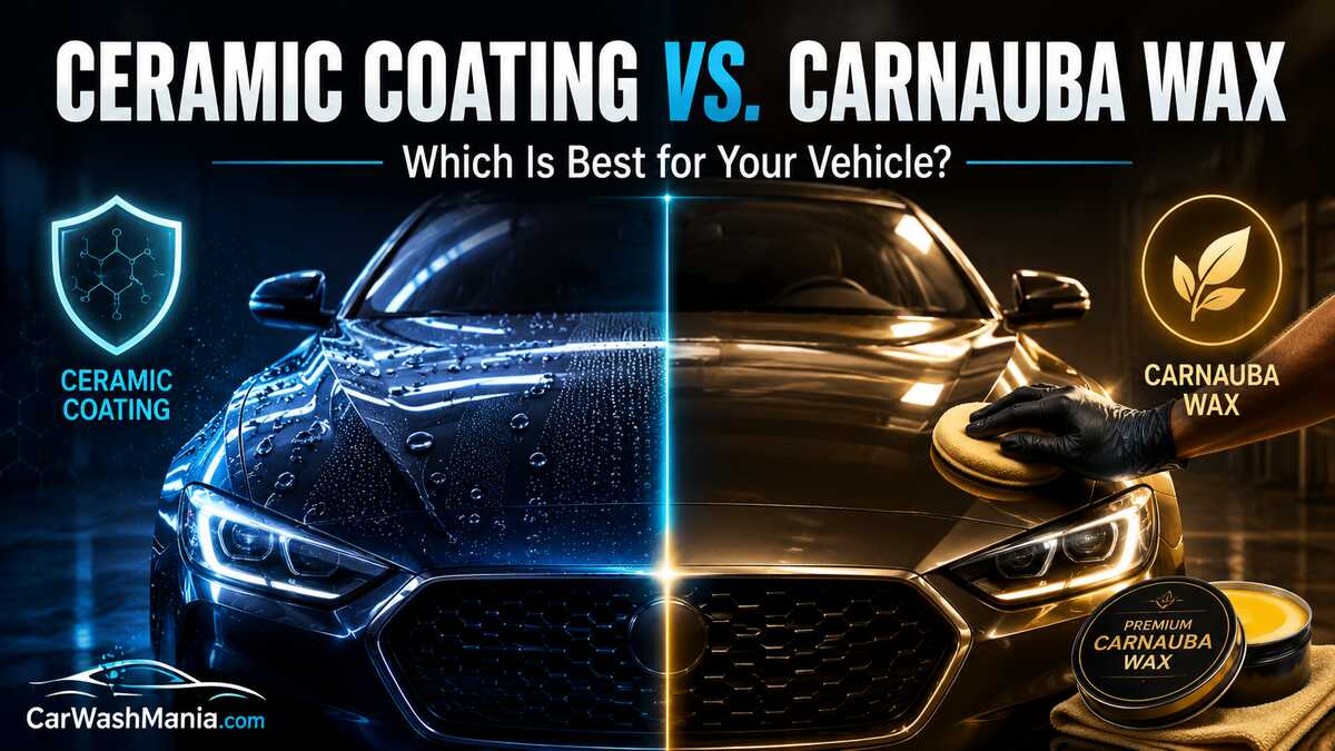 Ceramic Coating vs. Carnauba Wax