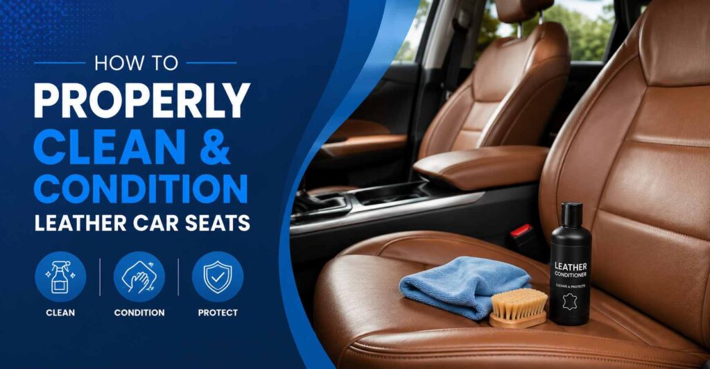 How to Properly Clean and Condition Leather Car Seats