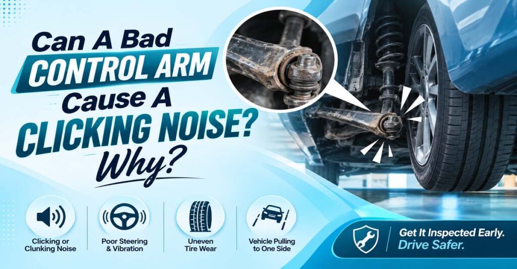 Can A Bad Control Arm Cause A Clicking Noise Why