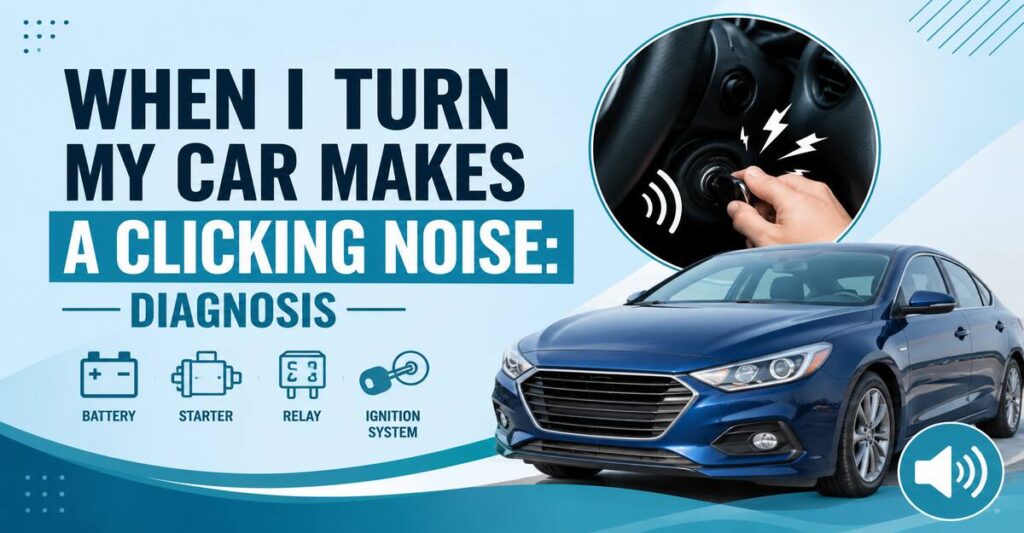 When I Turn My Car Makes a Clicking Noise Diagnosis