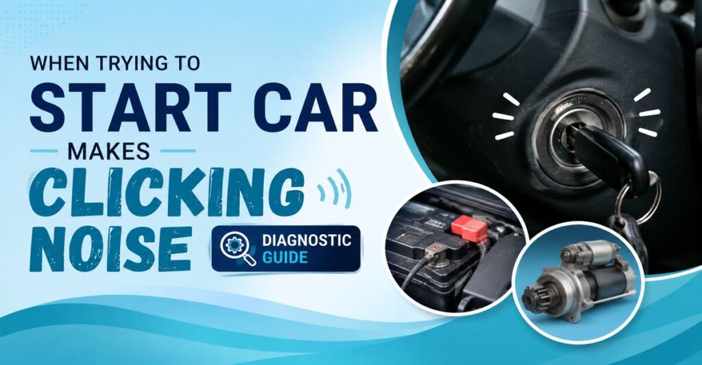 When Trying to Start Car Makes Clicking Noise Diagnostic Guide