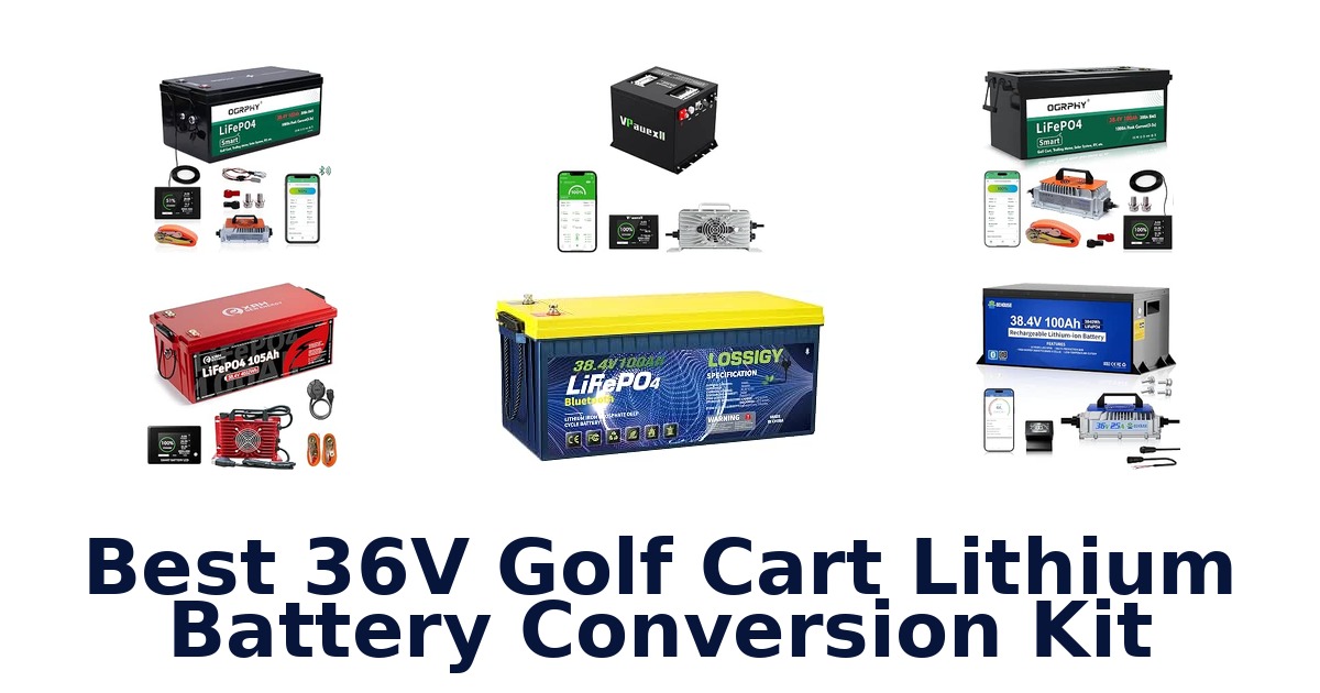 Best 36V Golf Cart Lithium Battery Conversion Kit