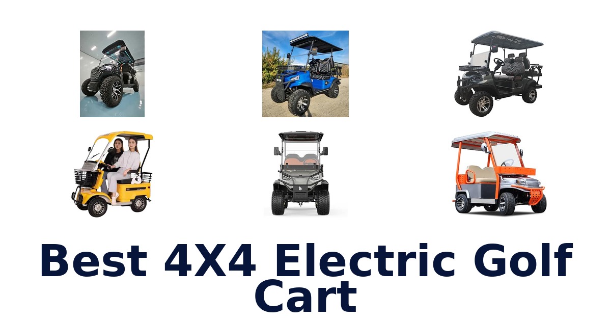 Best 4X4 Electric Golf Cart