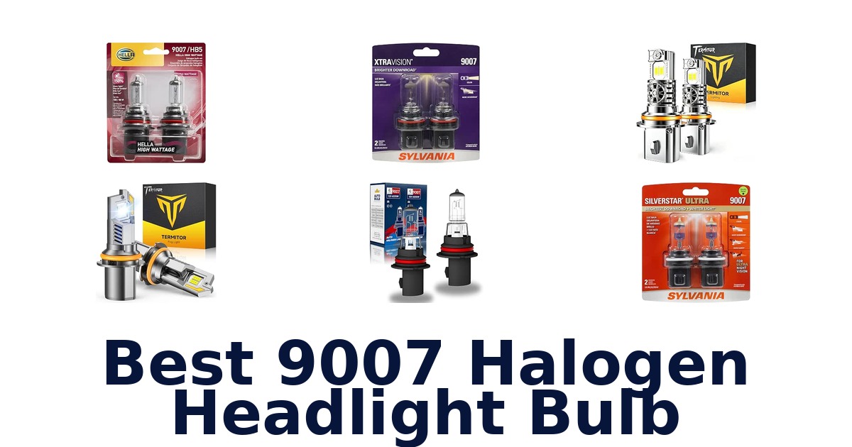 Best 9007 Halogen Headlight Bulb