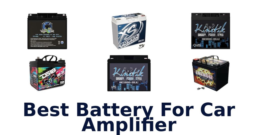 Best Battery For Car Amplifier