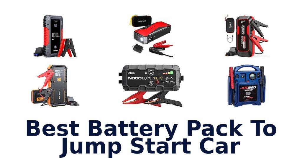 Best Battery Pack To Jump Start Car