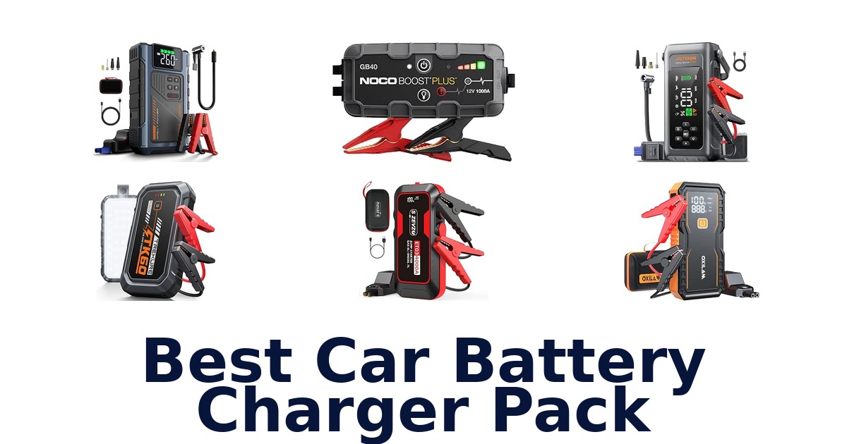 Best Car Battery Charger Pack