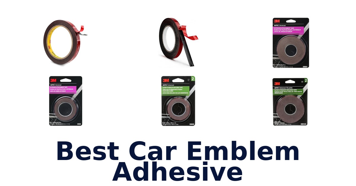 Best Car Emblem Adhesive