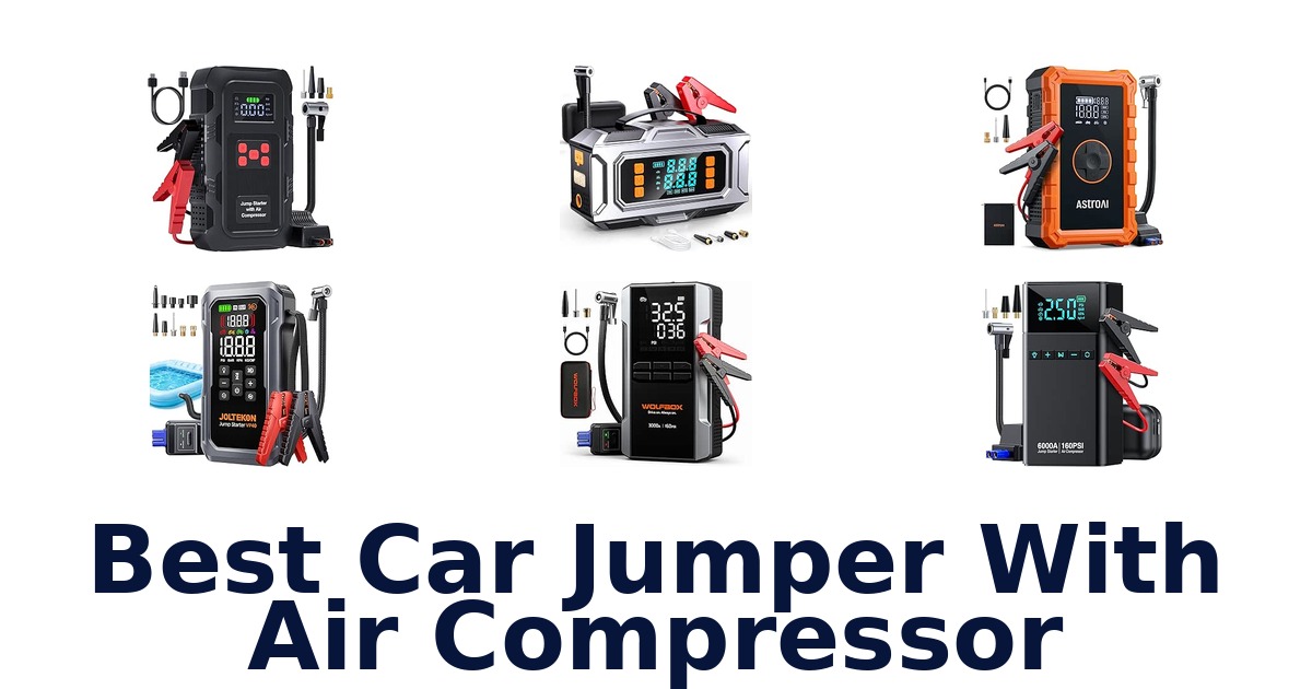 Best Car Jumper With Air Compressor