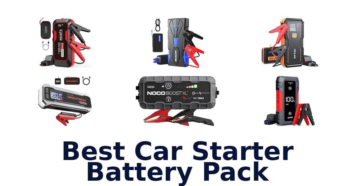 Best Car Starter Battery Pack