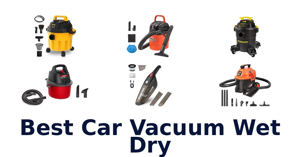 Best Car Vacuum Wet Dry