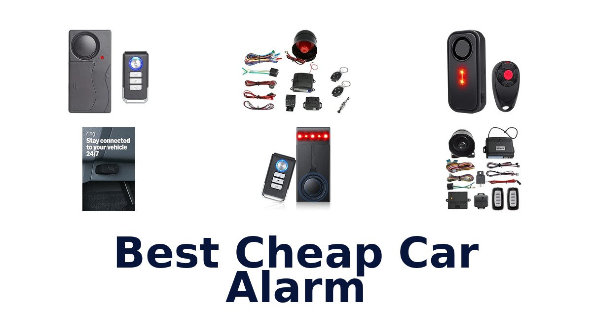 Best Cheap Car Alarm