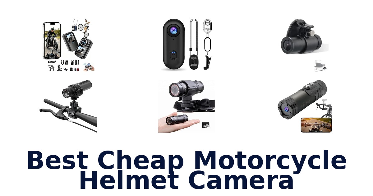 Best Cheap Motorcycle Helmet Camera