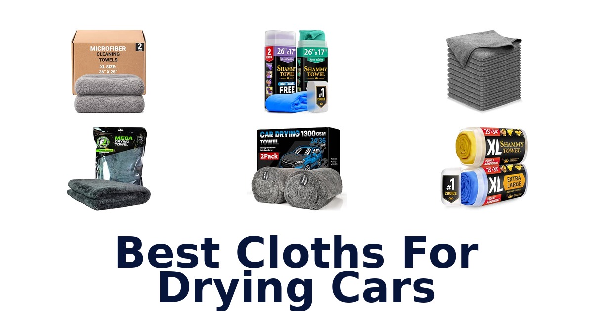 Best Cloths For Drying Cars