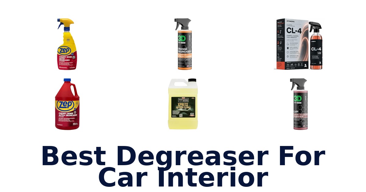 Best Degreaser For Car Interior