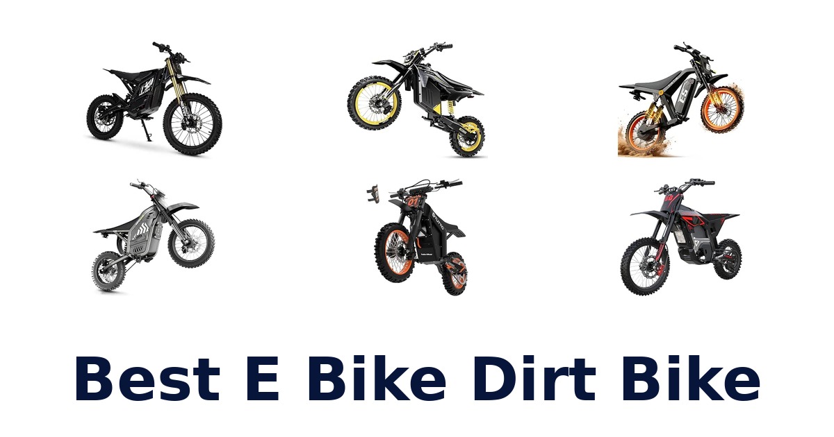Best E Bike Dirt Bike
