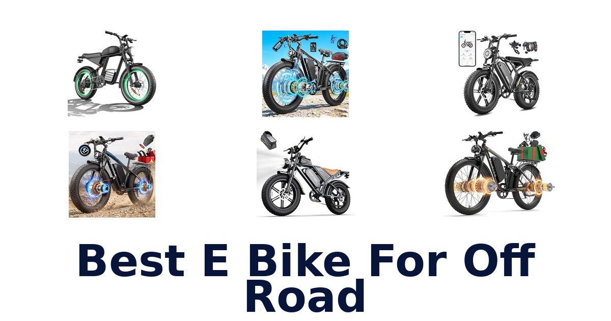 Best E Bike For Off Road