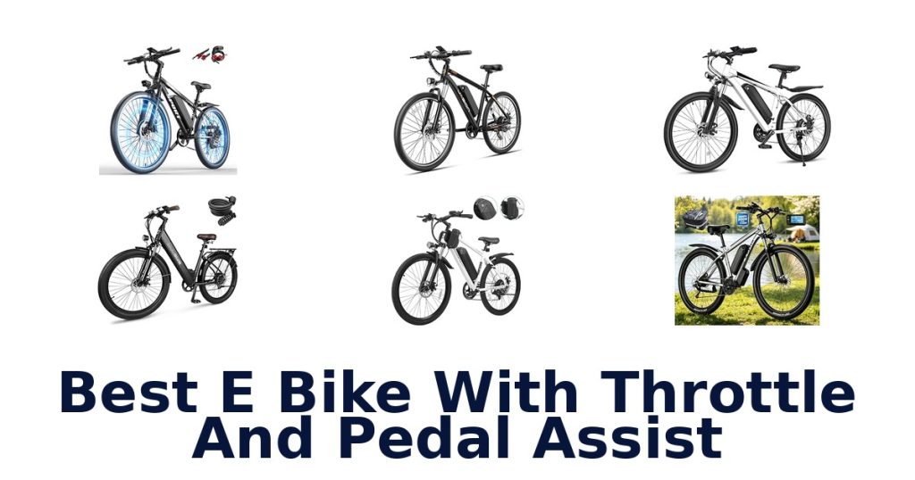 Best E Bike With Throttle And Pedal Assist