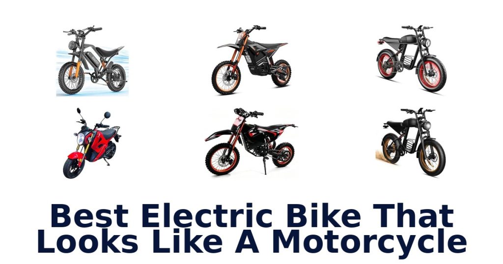 Best Electric Bike That Looks Like A Motorcycle