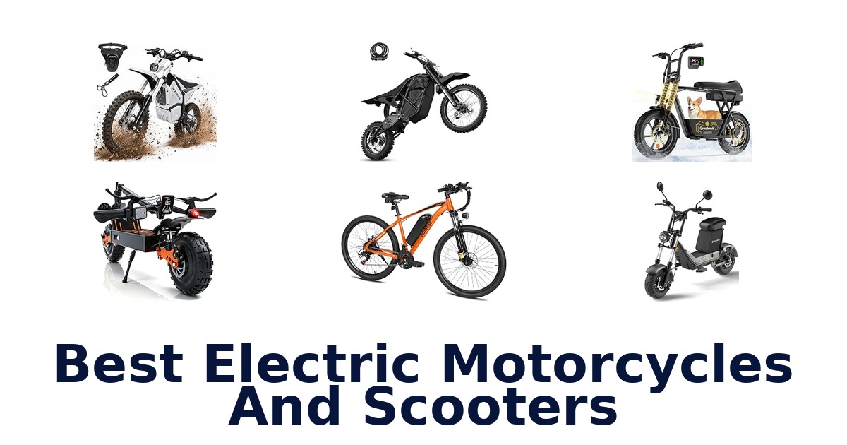 Best Electric Motorcycles And Scooters