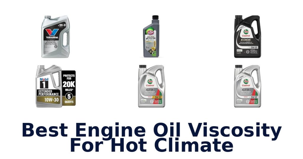 Best Engine Oil Viscosity For Hot Climate