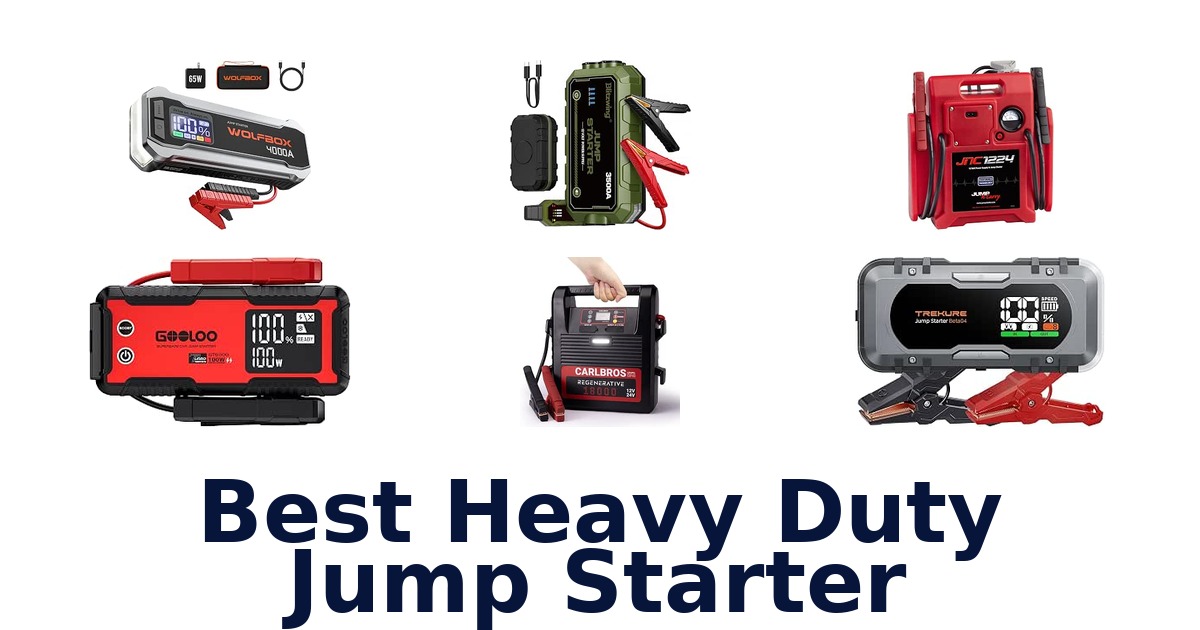 Best Heavy Duty Jump Starter