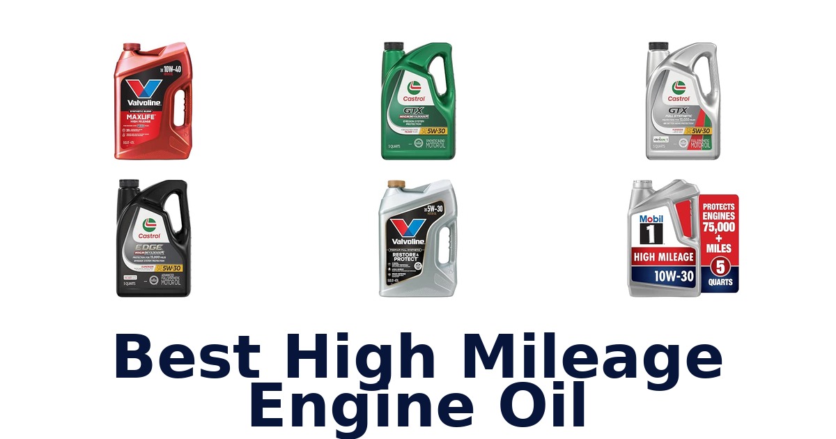 Best High Mileage Engine Oil