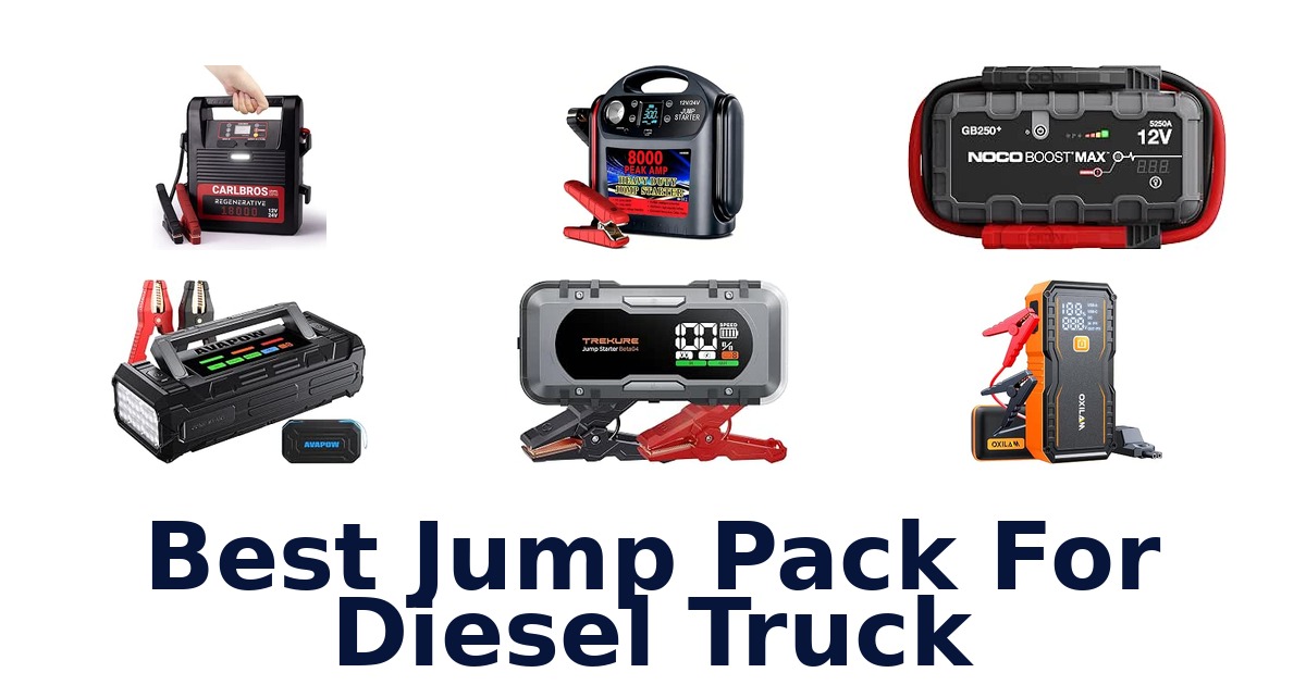 Best Jump Pack For Diesel Truck