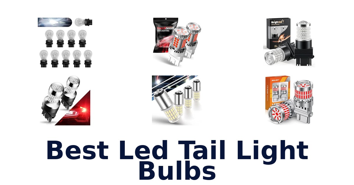 Best Led Tail Light Bulbs