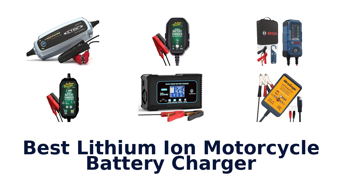 Best Lithium Ion Motorcycle Battery Charger