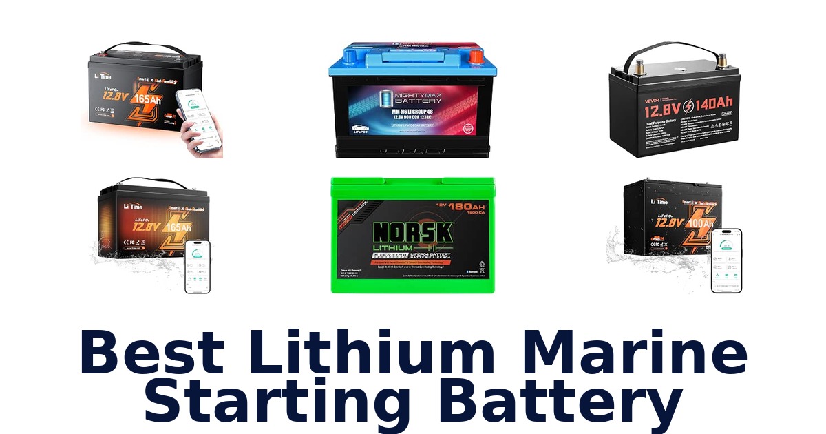 Best Lithium Marine Starting Battery