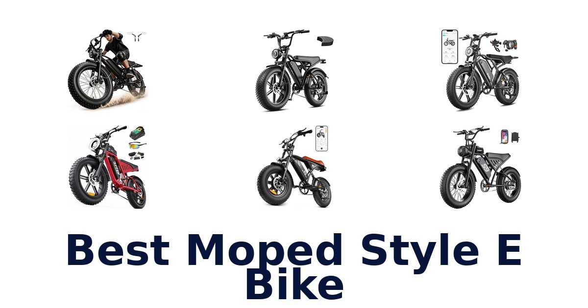 Best Moped Style E Bike