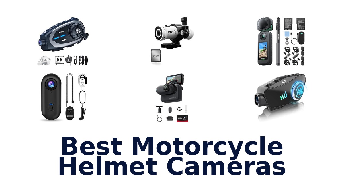 Best Motorcycle Helmet Cameras