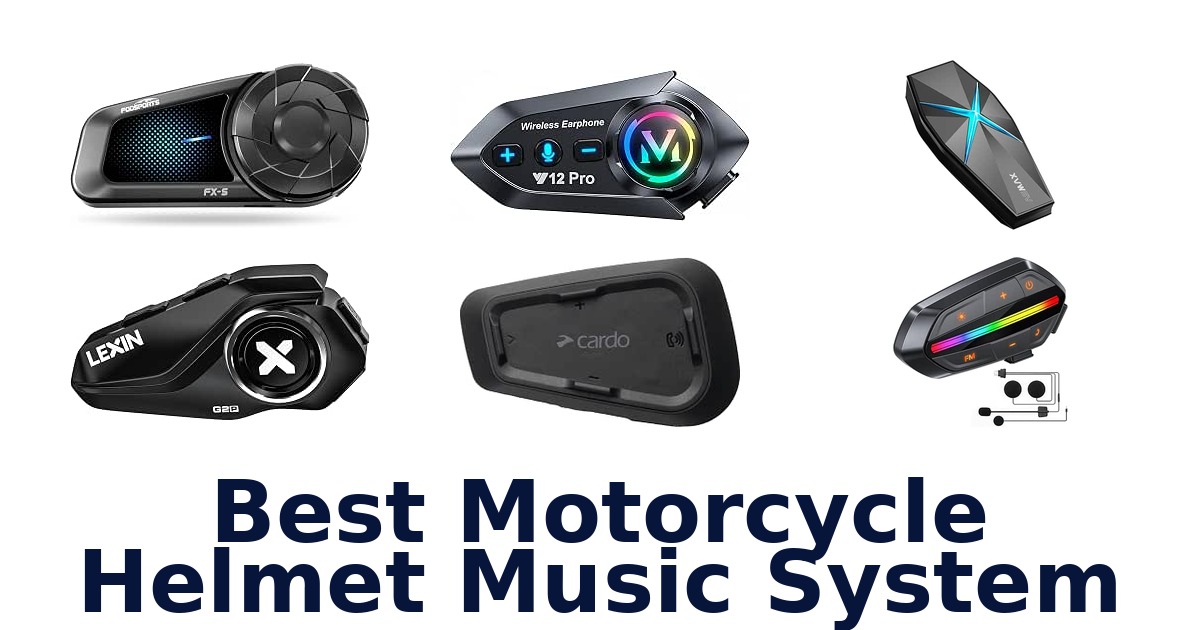Best Motorcycle Helmet Music System