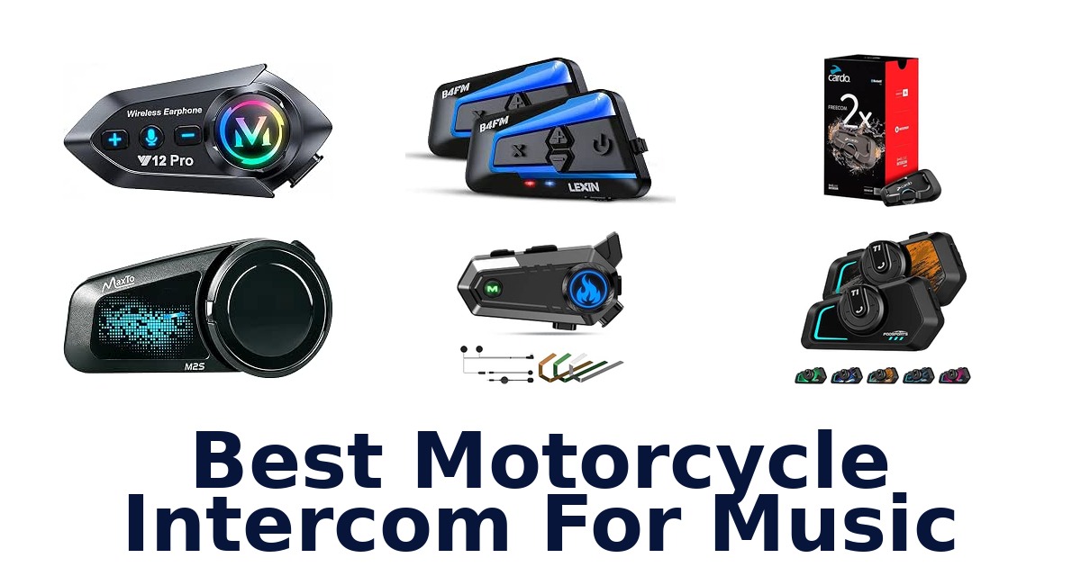 Best Motorcycle Intercom For Music