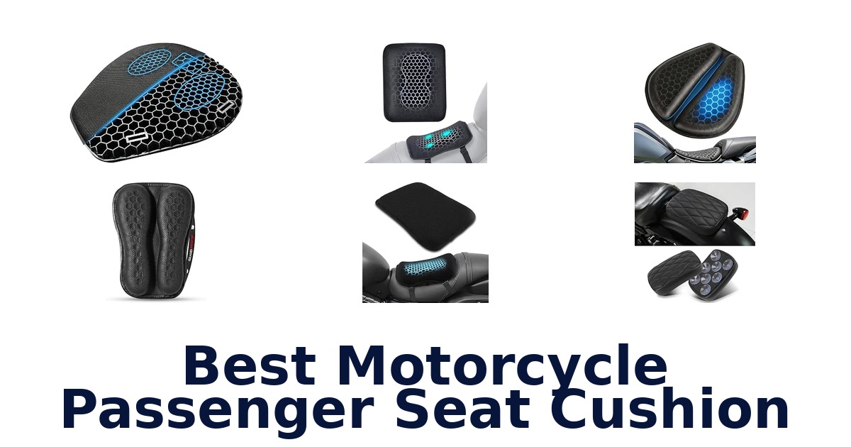 Best Motorcycle Passenger Seat Cushion