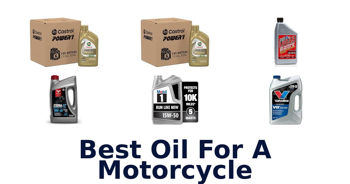 Best Oil For A Motorcycle