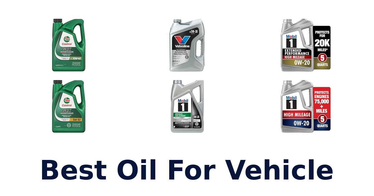 Best Oil For Vehicle