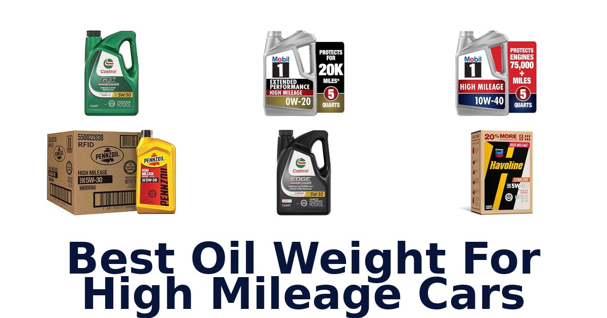 Best Oil Weight For High Mileage Cars