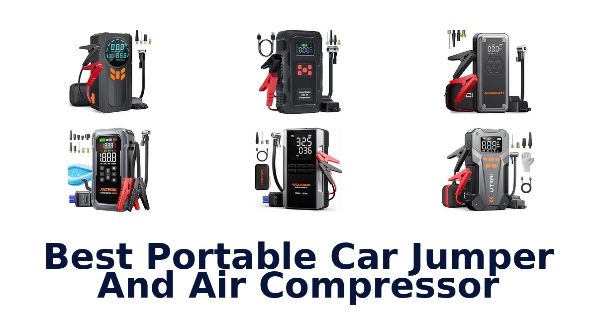 Best Portable Car Jumper And Air Compressor