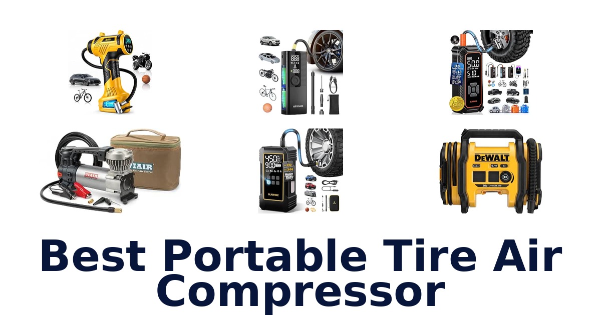 Best Portable Tire Air Compressor