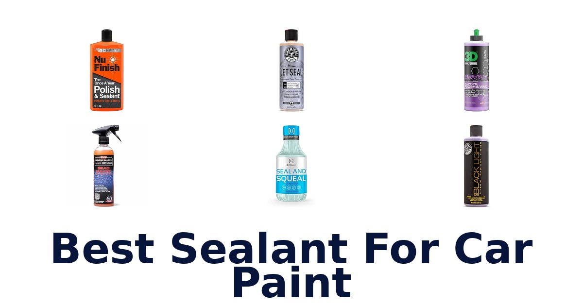Best Sealant For Car Paint