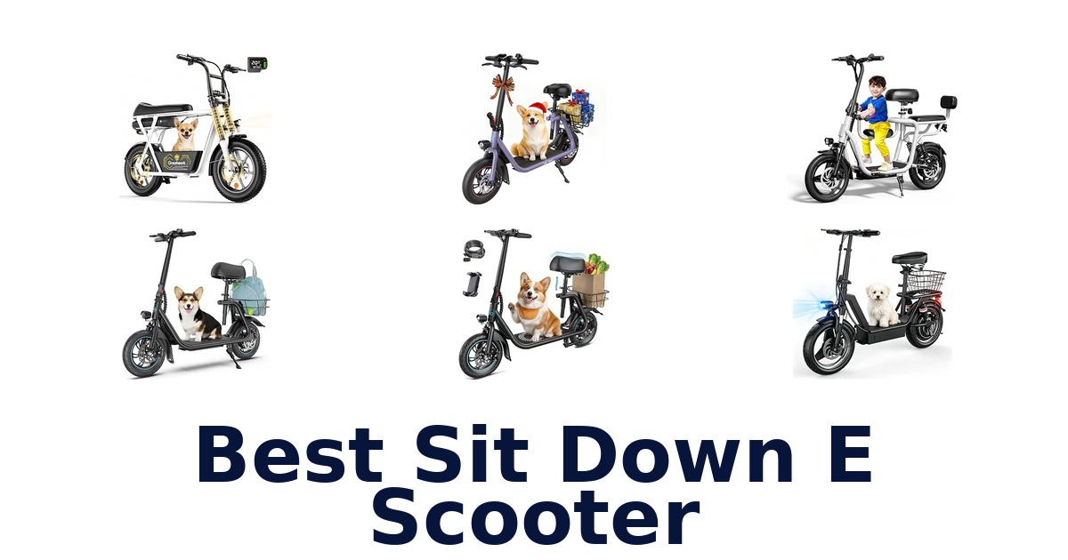 Best Sit Down E Scooter