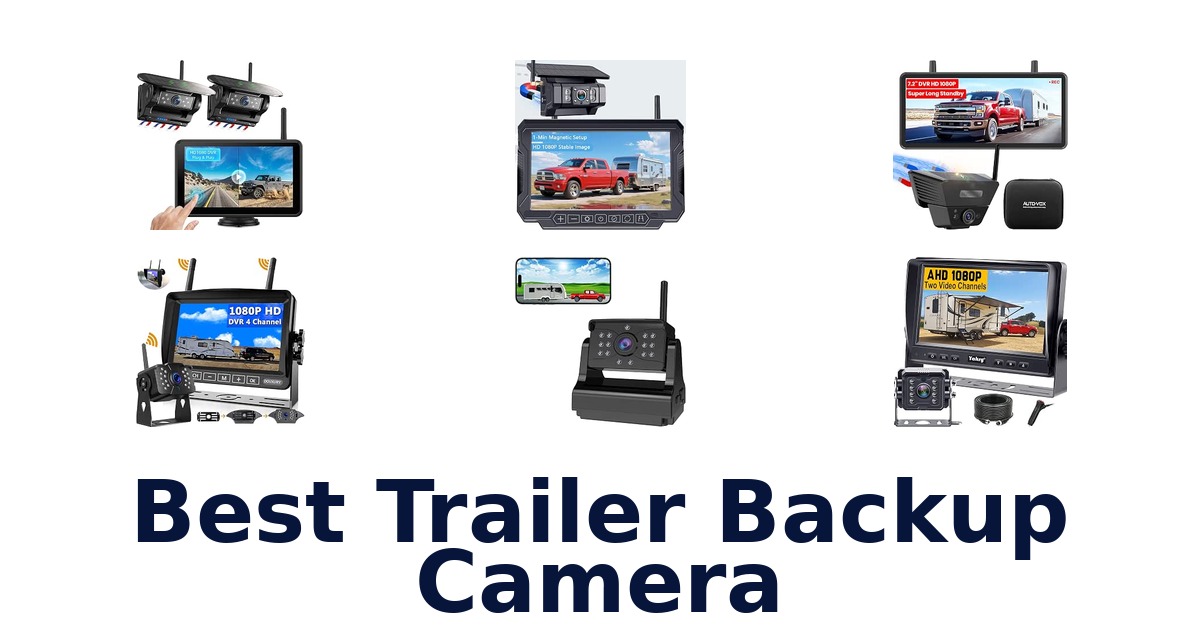 Best Trailer Backup Camera