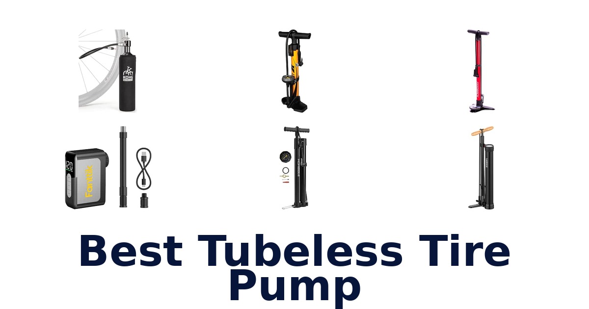 Best Tubeless Tire Pump