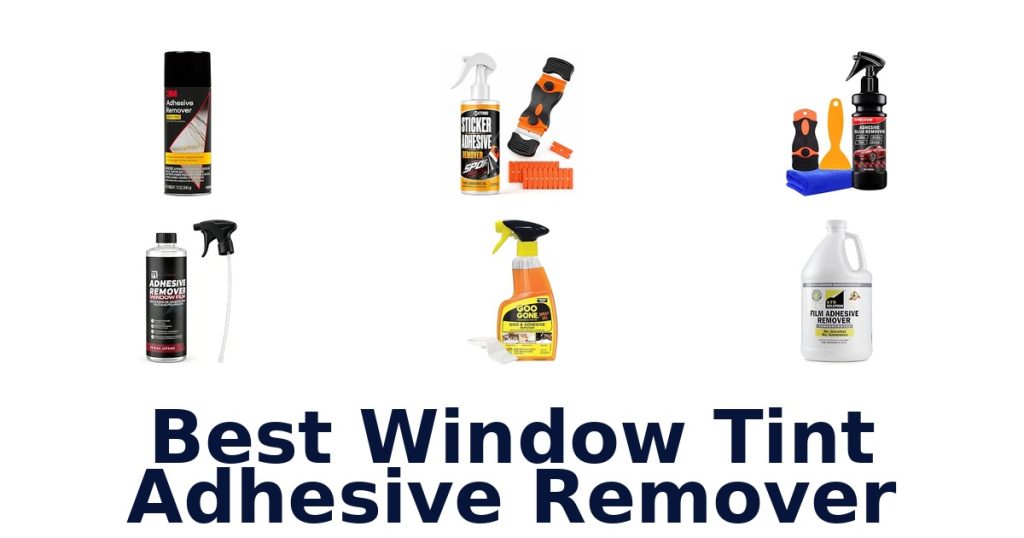 Best Window Tint Adhesive Remover