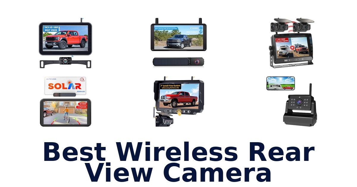 Best Wireless Rear View Camera