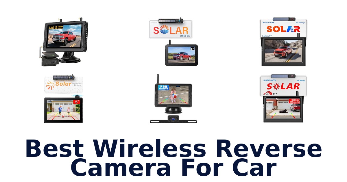 Best Wireless Reverse Camera For Car